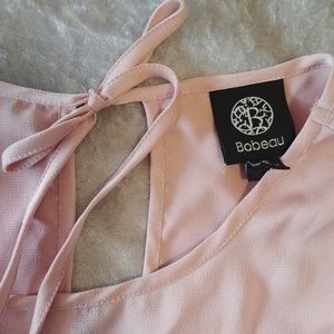 NWOT pink flowy top